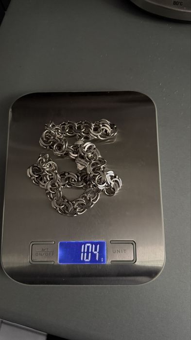 Srebrny lancuszek 103 gramy