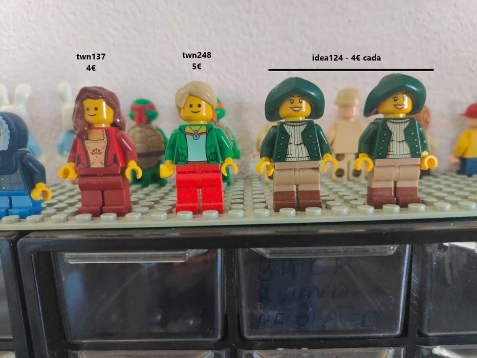 Lote Minifiguras Lego unicas e raras de varios temas