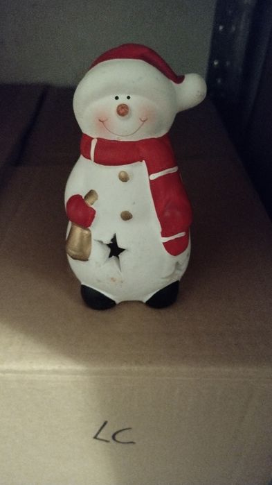 Lampion 12 cm świąteczny