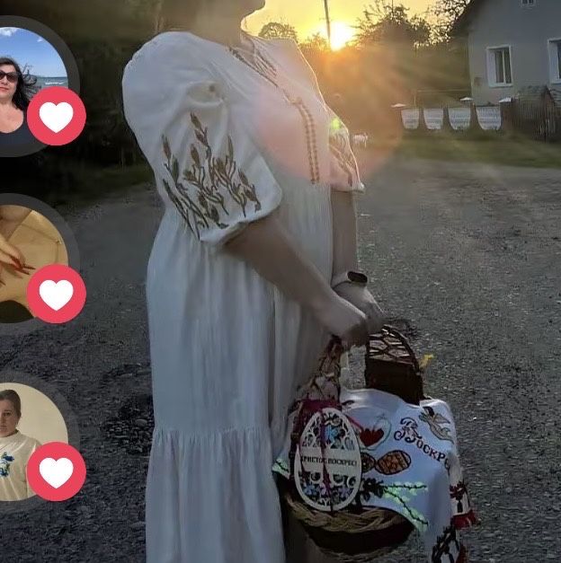 Плаття вишите котон бежеве жіноче