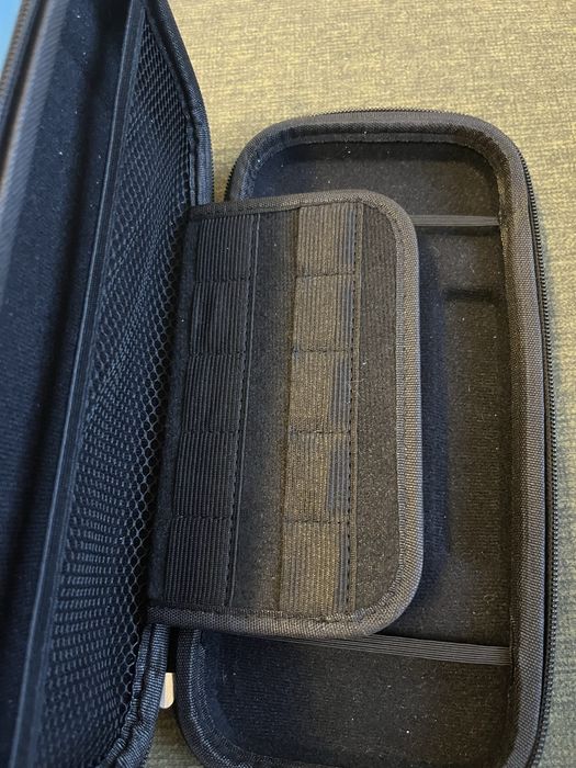 Case pokrowiec etui Nintendo Switch niebieski z miejscem na kartridże