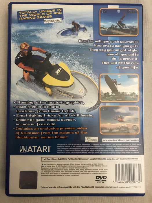 Jogo playstation 2 Splashdown64585765994754121