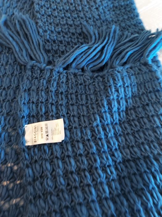 Cachecol verde quentinho