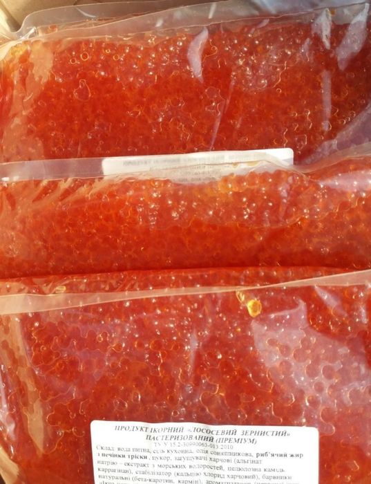 Икра масаго ікра червона форель 3 кг.