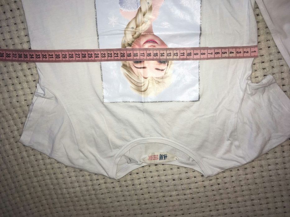 Футболка Н&М и Palomino 140 бриджи  134 140  Frozen Disney