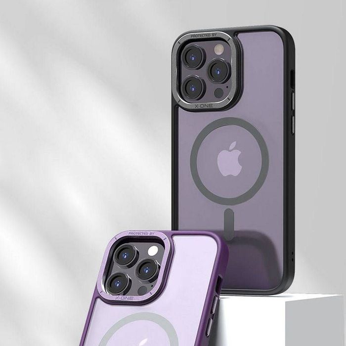 Futerał X-ONE Dropguard Magnetic Case Air (kompatybilny z MagSafe) - do Apple iPhone 15 Plus czarny