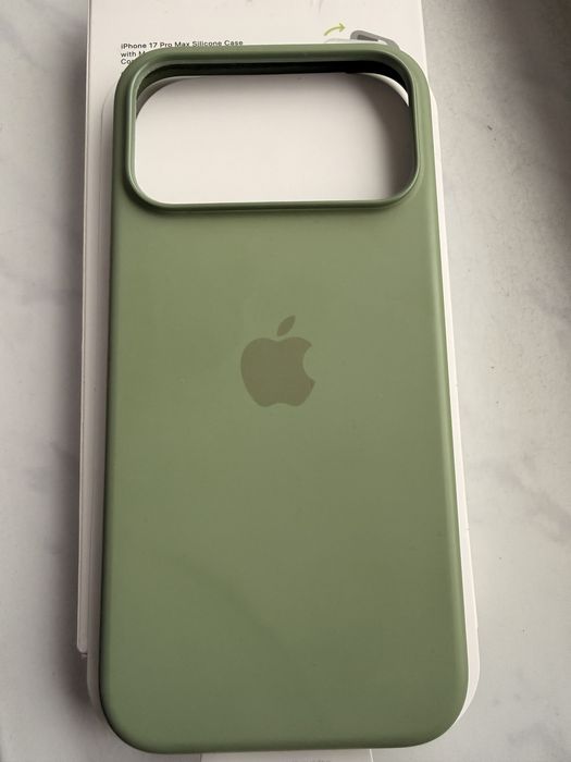 Iphone 17 Pro Max Oryginalny Apple sillicone case Light Moss zielony