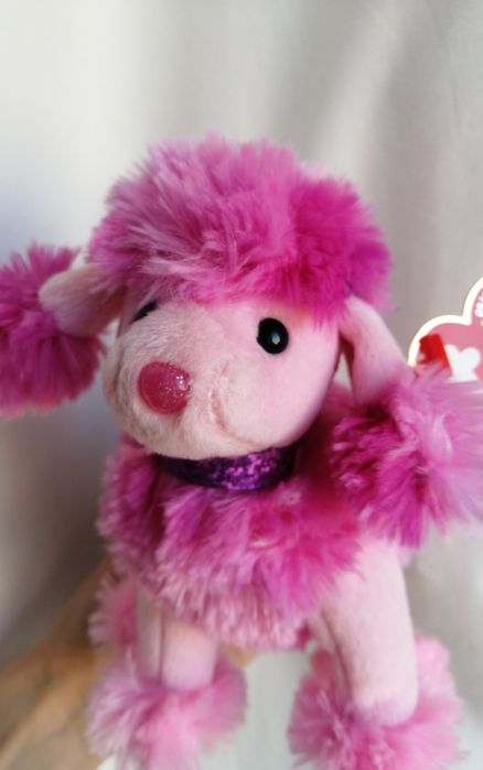 Пудель Ty Beanie Babies собачка колекційна песик рожевий 2004 м'яка іг