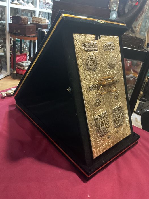 Kaaba dor porta peça decorativa muçulmana estojo 28 cm17 cm