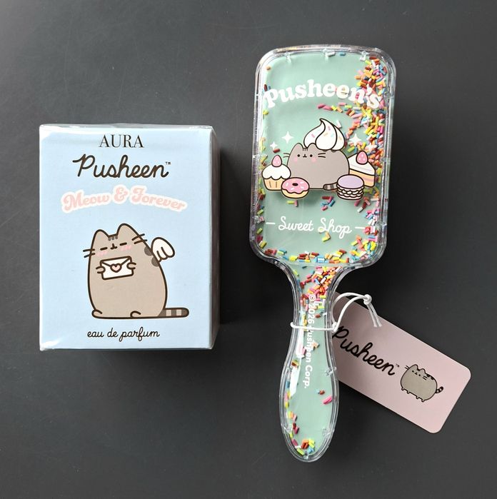 Pusheen szczotka do włosów i perfumy 50 ml Meow&Foever lub Smitten Kitten