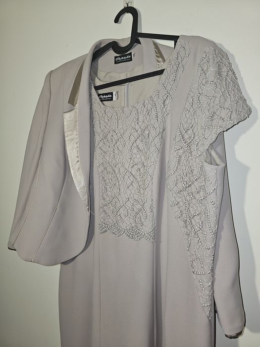 Kostium, komplet sukienka + marynarka 48 Mada Collection