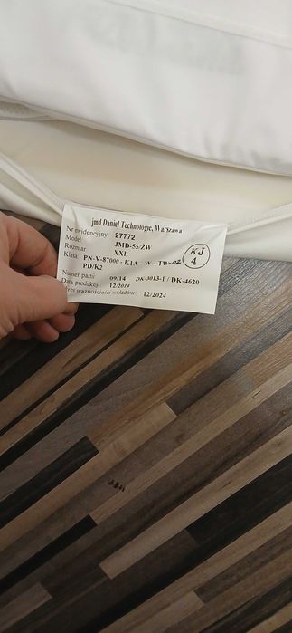 Kamizelka wewnętrzna JMD DANIEL biała + poszycie