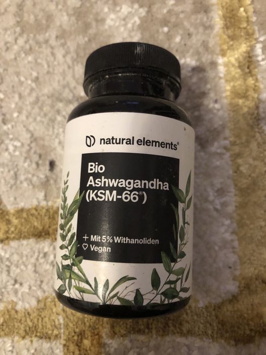 Natural Elements Bio Ashwagandha stres uspokojenie sen
