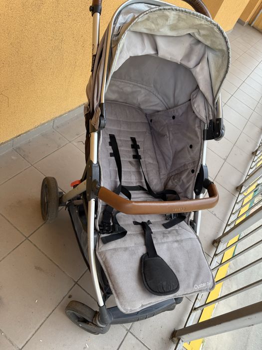 Прогулянкова коляска візок дитячий BabyStyle Oyster Zero сіра