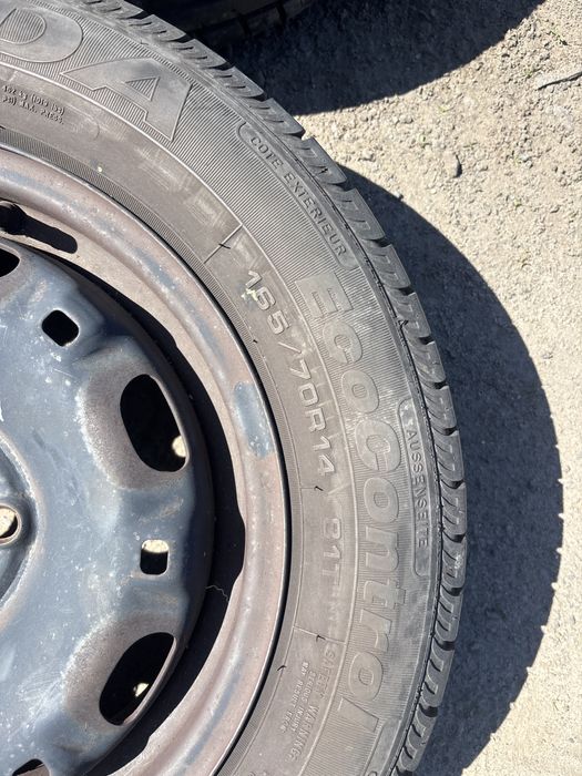 Koła 5x100 fabia ibiza roomster fox a2 165 70 r14