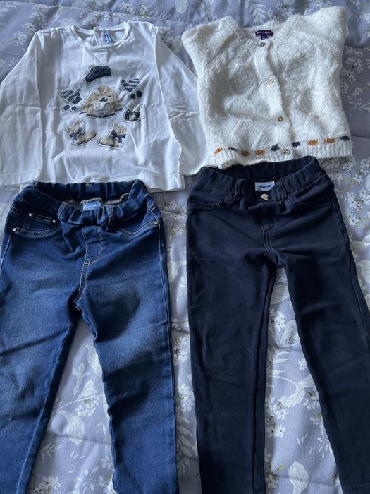 Roupa menina tamanho 2 e 3 anos em bom estado