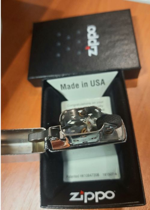 Зажигалка Zippo 207 Regular Street Chrome оригинал новая