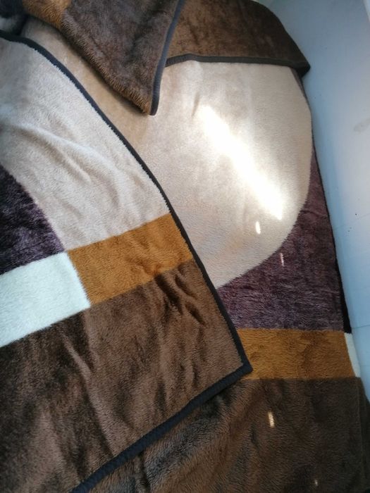 Cobertor casal desenho geométrico