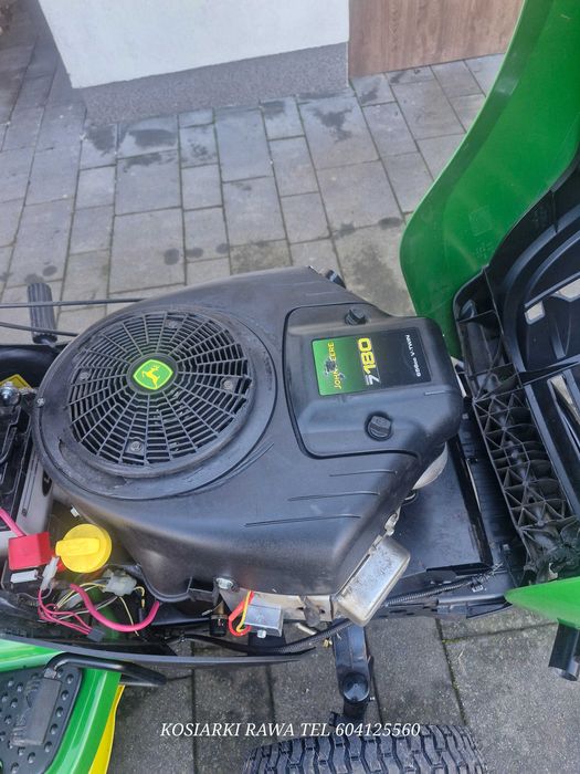 Kosiarka traktorek JOHN DEERE dwa cyl 18hp pompa automat 2013r