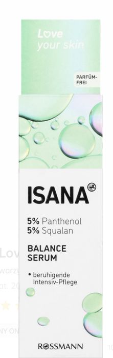 ISANA Balance serum skwalan, pantenol
