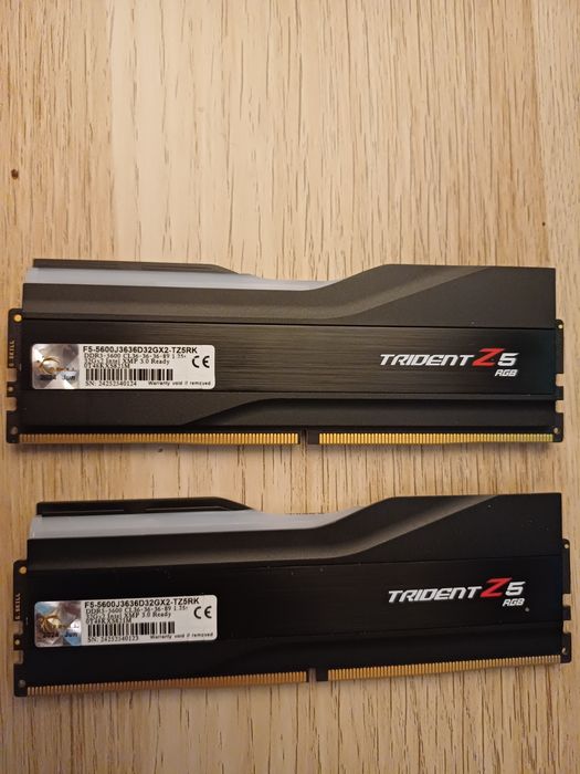 RAM ddr5 G.Skill trident z5 RGB 64gb(2×32gb)