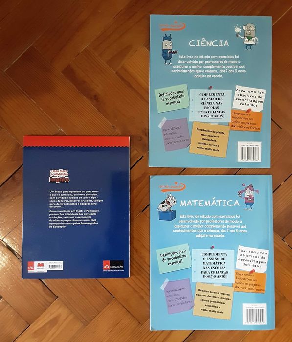 Livros de Atividades - Pré e Primeiro Ciclo - Entre 1,50€ e 5€!