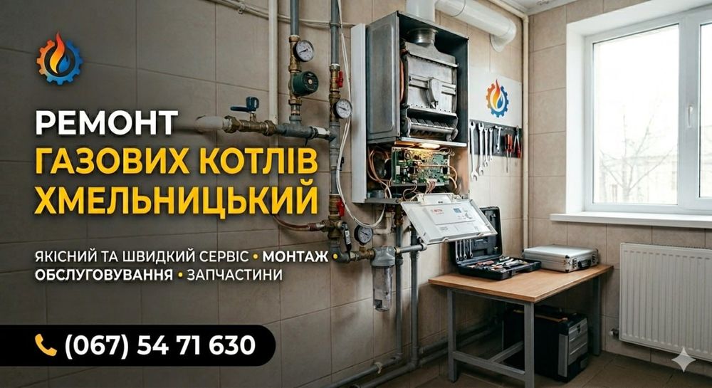 Ремонт та обслуговування газових котлів