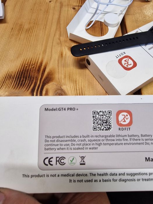Smartwatch Rdfit GT4 pro + Nfc