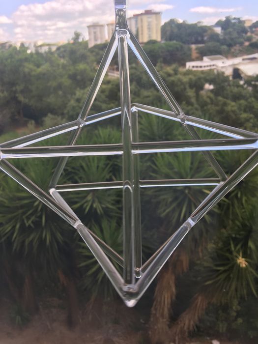 Pirâmide , Merkaba Cristal Quartzo