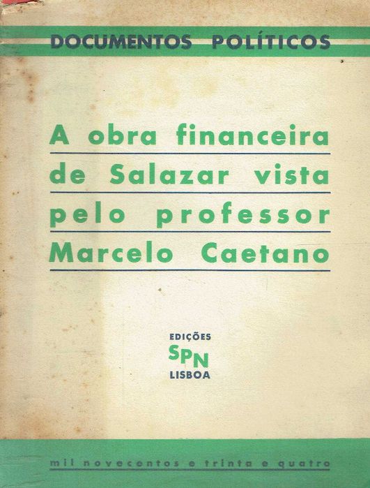 3540 - Livros de Marcello Caetano (Vários)