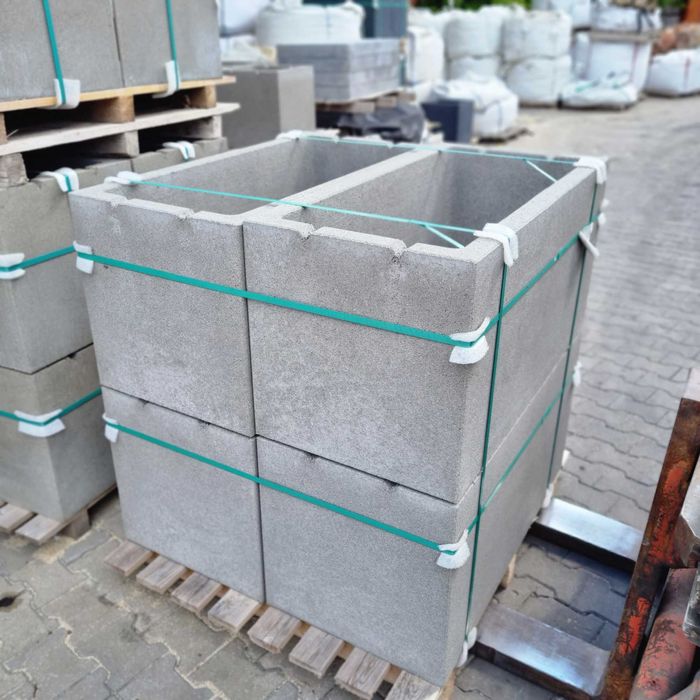 DONICA jadar 50x100 h=50cm  szara murek ławka