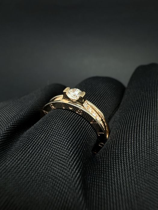 Золота каблучка / Золотое кольцо / Діамант / Бриллиант