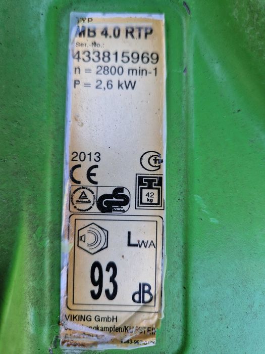 Kosiarka spalinowa Viking MB 4.0 RTP - mieląca PROFESJONALNA!!