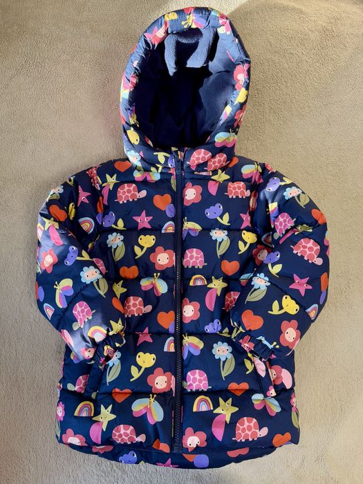 Тепла куртка Next на флісі 4-5 років 110р