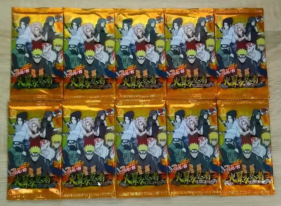 10 Boosterów z Kartami Naruto HY-0802/2