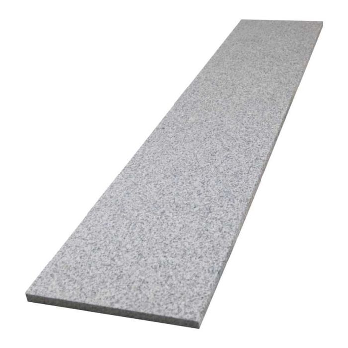 Stopień granitowy G603 New Bianco Cristal szlifowany 150x33x2 cm