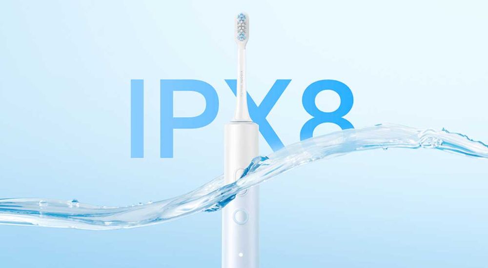 Xiaomi Mijia T501 Electric Toothbrush IPX8 2 насадки зубна щітка