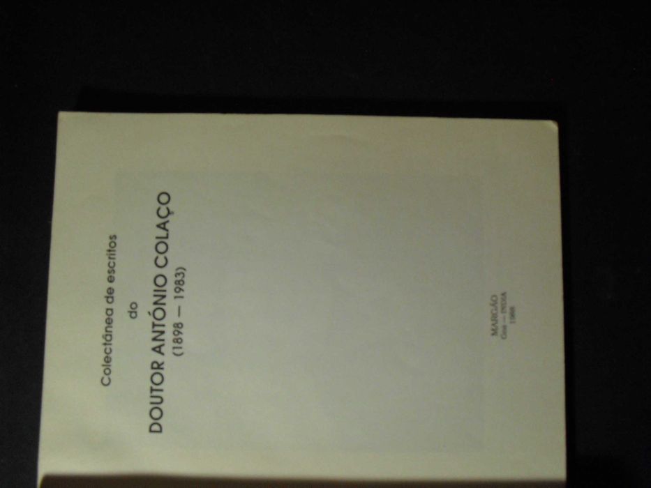 GOA-ÍNDIA-ANTÓNIO COLAÇO-COLECTÃNEA DE ESCRITOS
