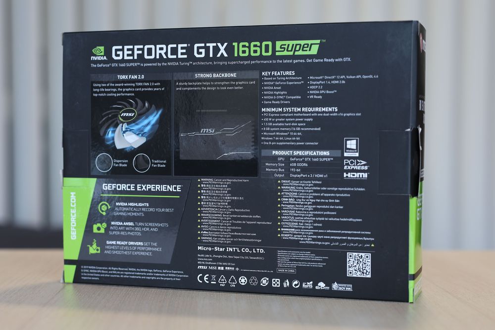 MSi GTX 1160 Super Ventus XS OC