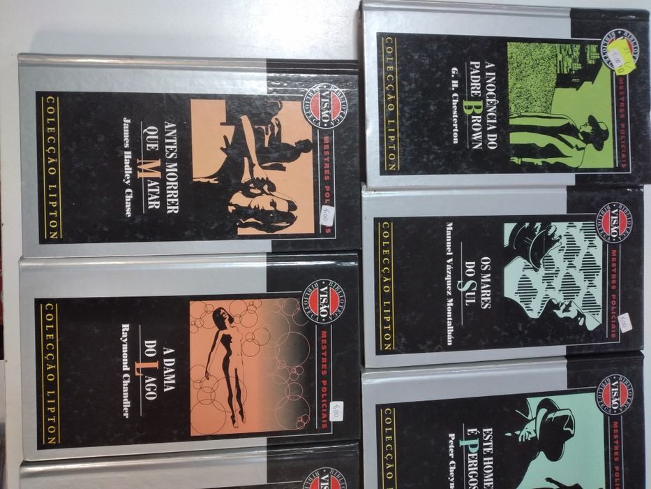 Livros - mestres policiais - biblioteca visão