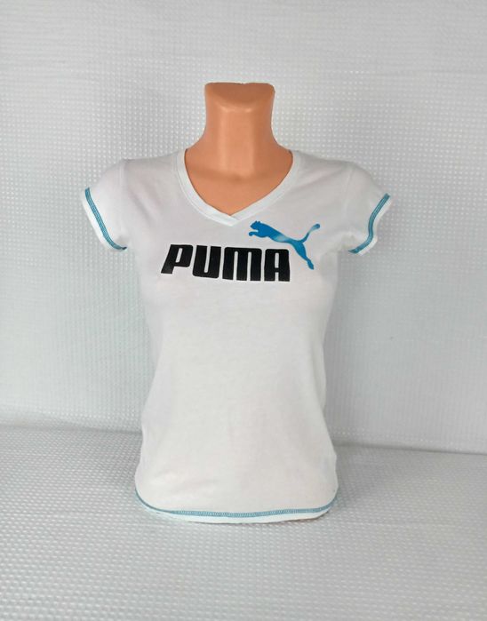 koszulka biała PUMA 100% bawełna T-shirt