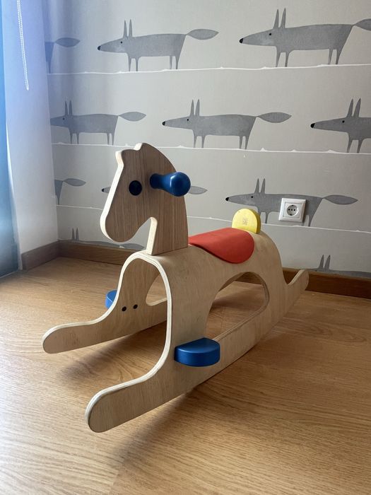 Cavalinho Baloiço de Madeira