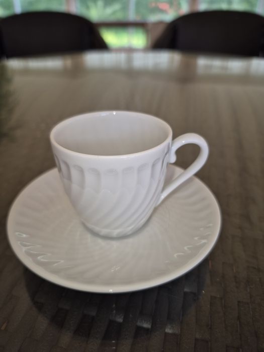 Chávena e pires de café