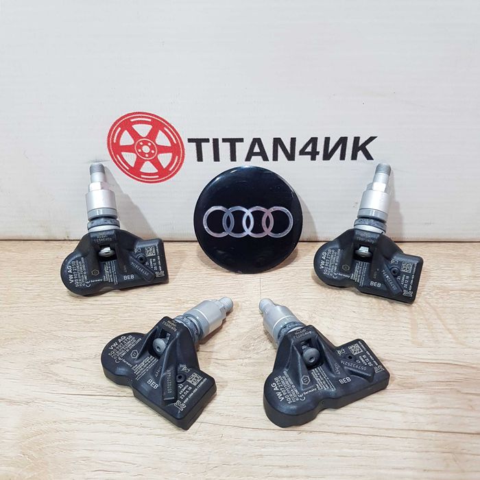 4шт Датчики тиску шин VAG Audi Volkswagen Porsche TPMS Давления шин