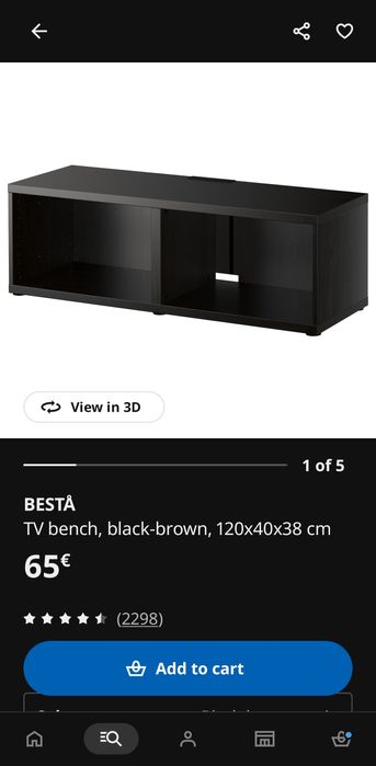 Movel TV Besta Ikea