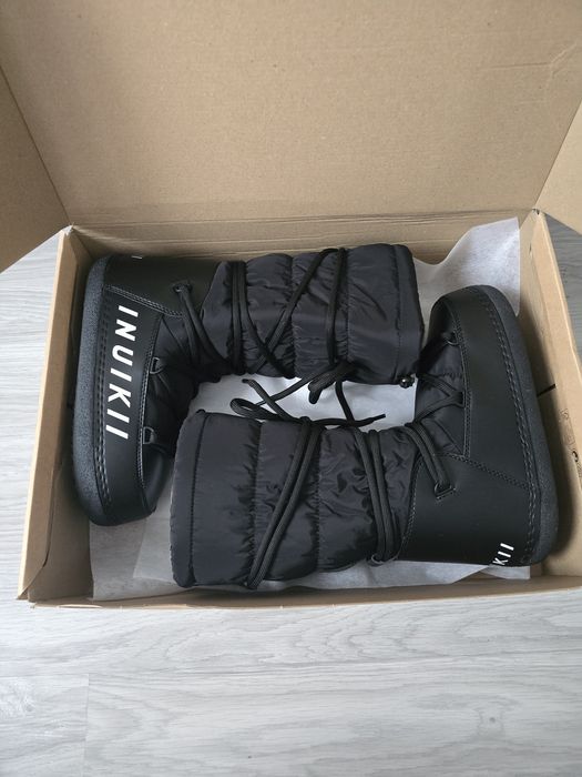 Śniegowce Inuikii Moutain Boot High Black 41 czarne