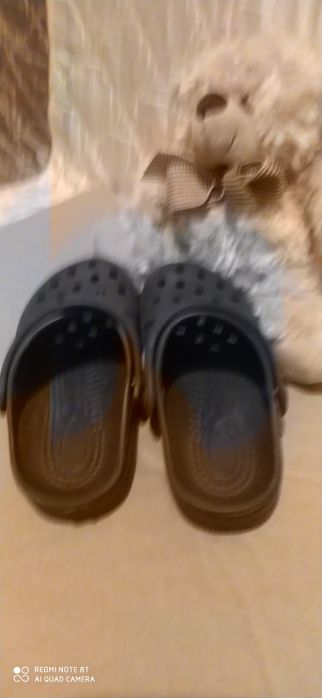 Klapki crosy 24 z misiem 7 zł wyprzedaż