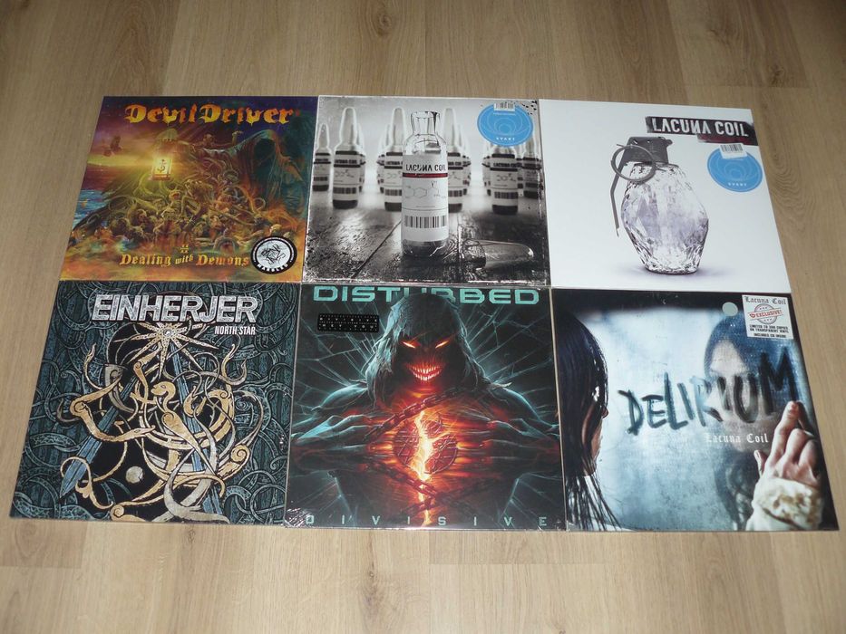 Вінілові платівки (вініли). Нові. (rock, metal)