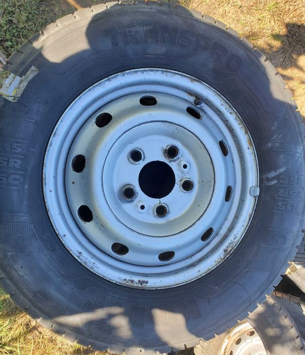 Летние шины 215/75R16C, Kleber Transpro на дисках R16 Фиат Дукато.
