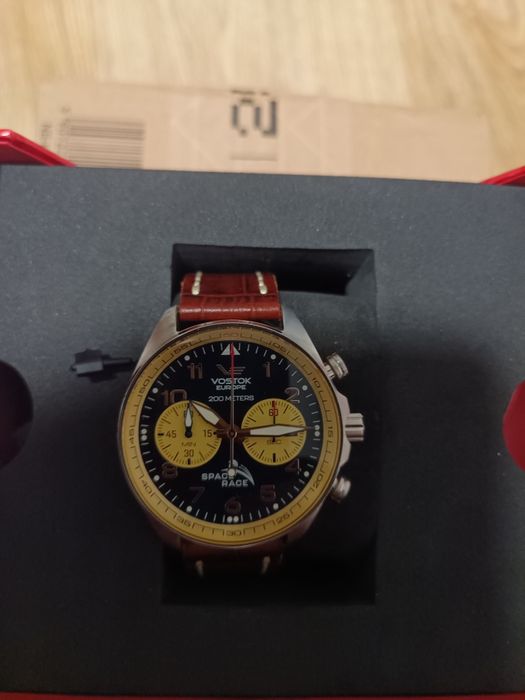 Zegarek Vostok skórzany pasek